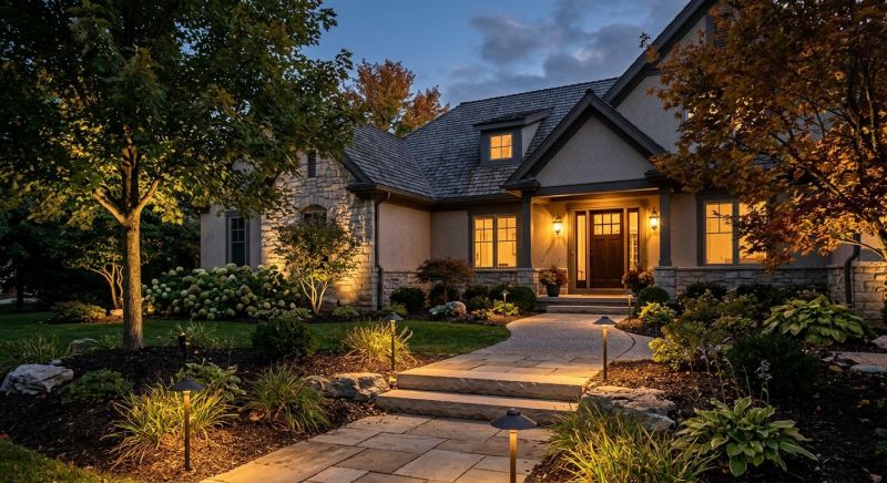 Driveway Lighting Installation in Kansas City, KS