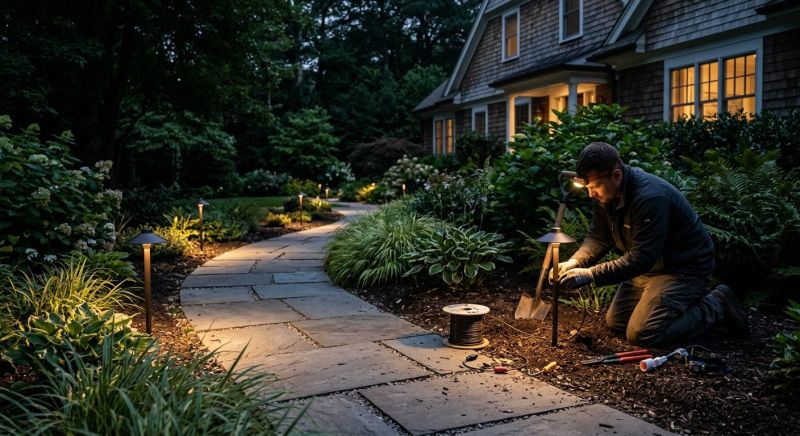 Yard Lights Installation in Kansas City, KS